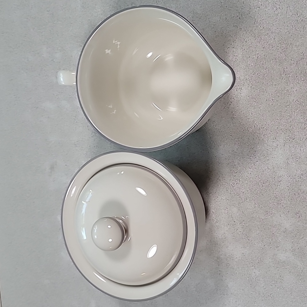 Lenox cream and sugar bowls